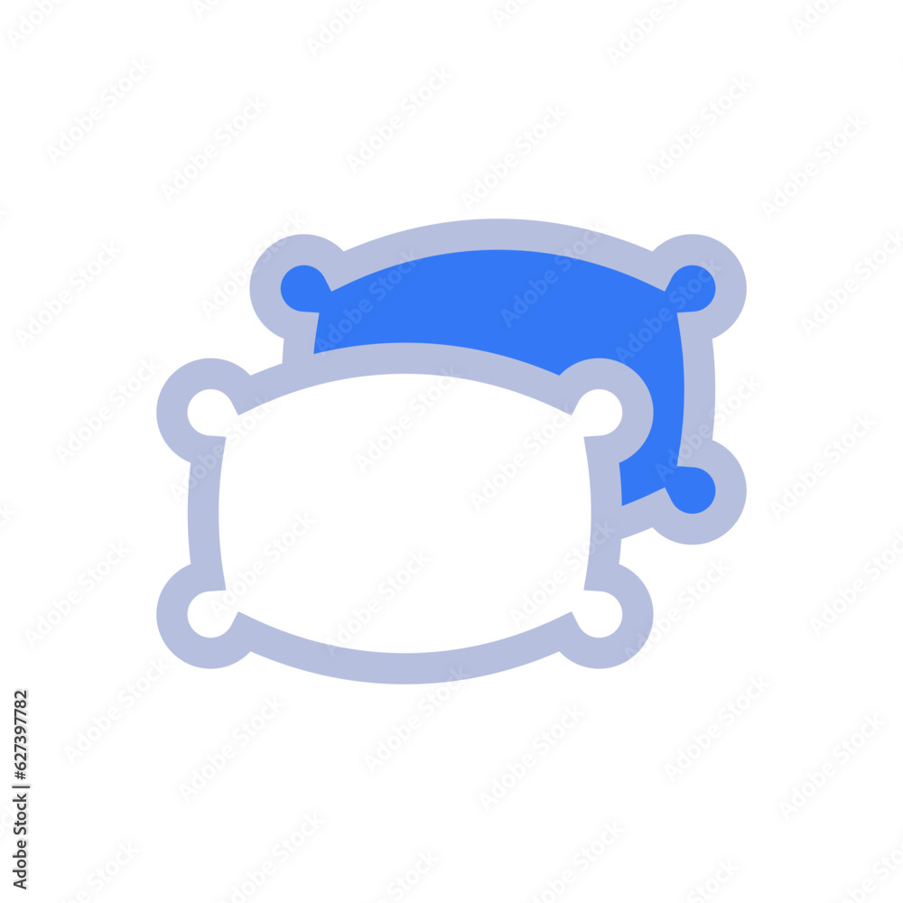 pillow two tone style icon vector illustrations pillow two tone style icon vector illustrations