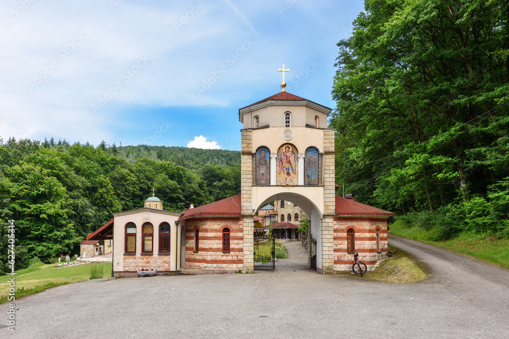 Sopot, Serbia - June 11, 2023: Monastery Tresije on Kosmaj mountain, Serbia.