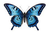 Blue Butterfly - Transparent Background