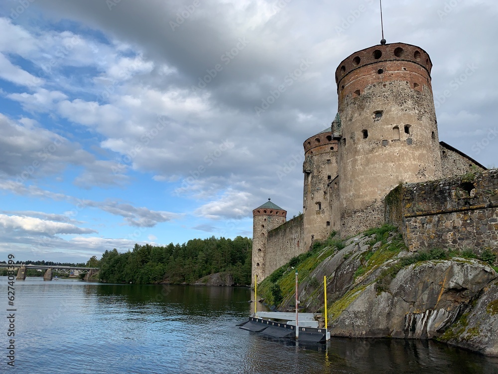 Burg Olavinlinna in Savonlinna, Finnland