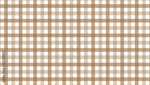 Brown and white plaid checkered pattern