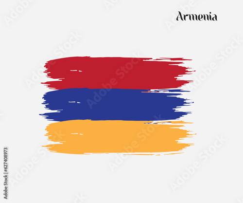 This is very beautiful Armenia flag vector .