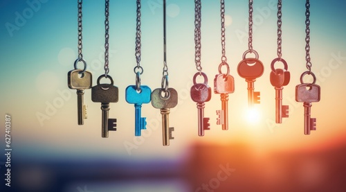 key to success from hanging keys © fitpinkcat84