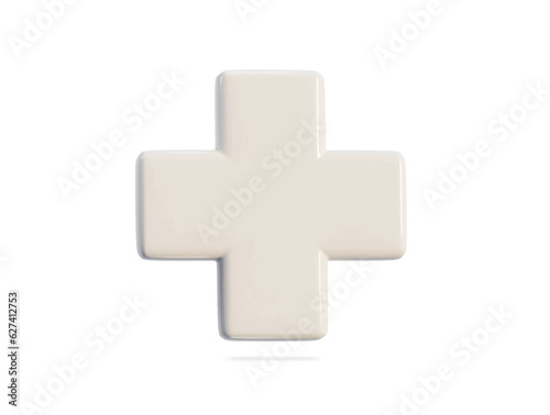 medical 3d in modern pharmacy symbol Health insurance icon concept Pharmacy concept