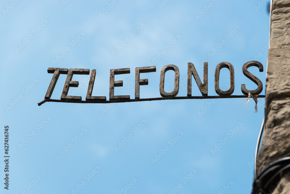 Fototapeta premium Teléfono