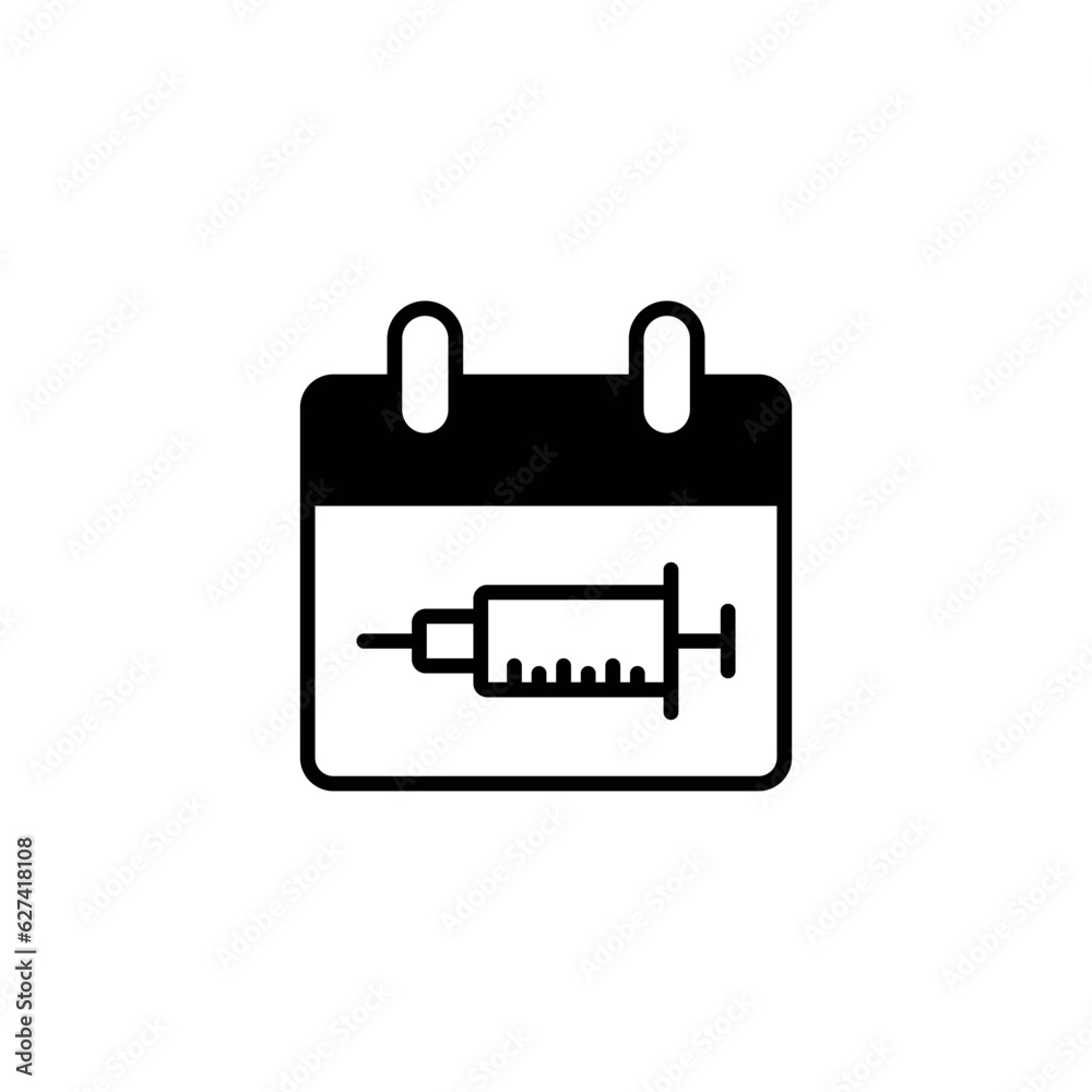 Monthly Checkup icon design with white background stock illustration Monthly Checkup icon design with white background stock illustration