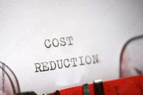 Cost reduction text