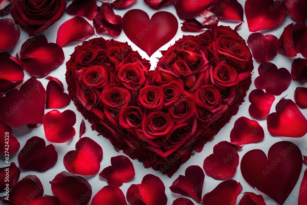 red hearts background red hearts background