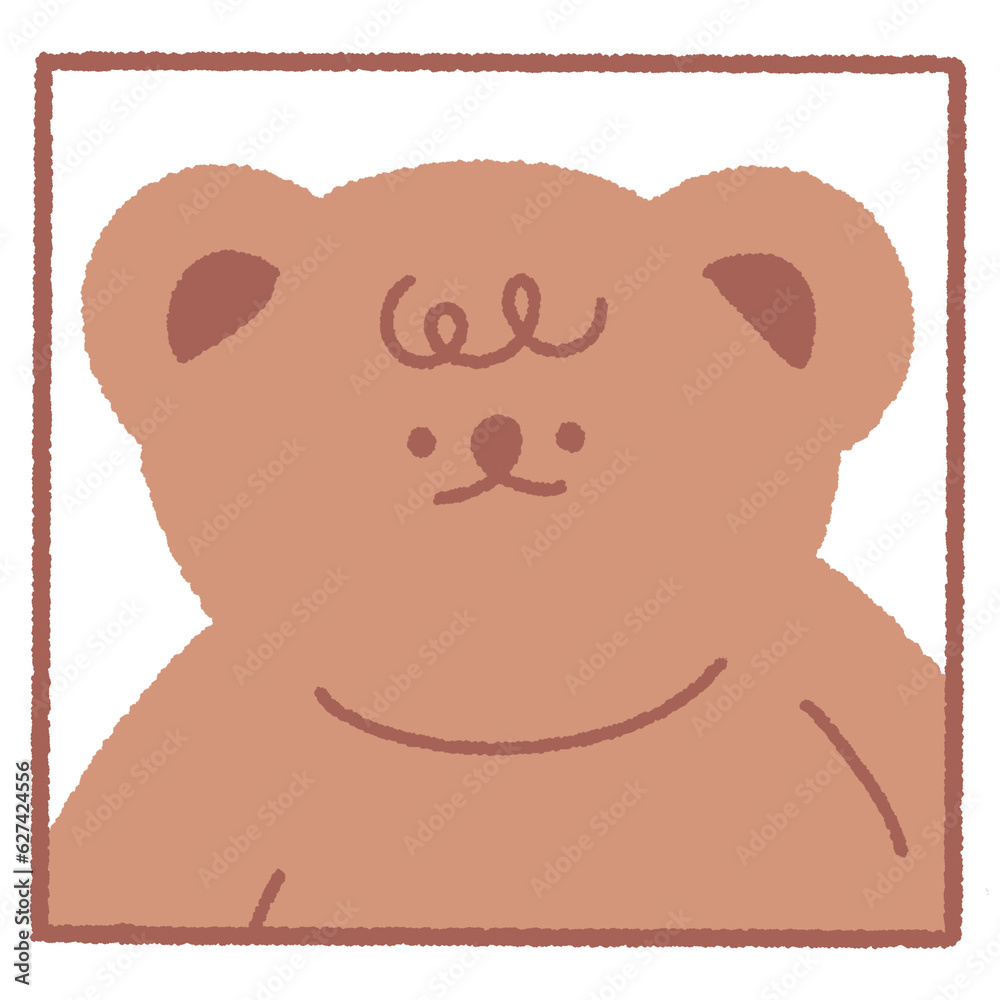 cute illustration of a hand drawn brown bear cartoon character cute illustration of a hand drawn brown bear cartoon character