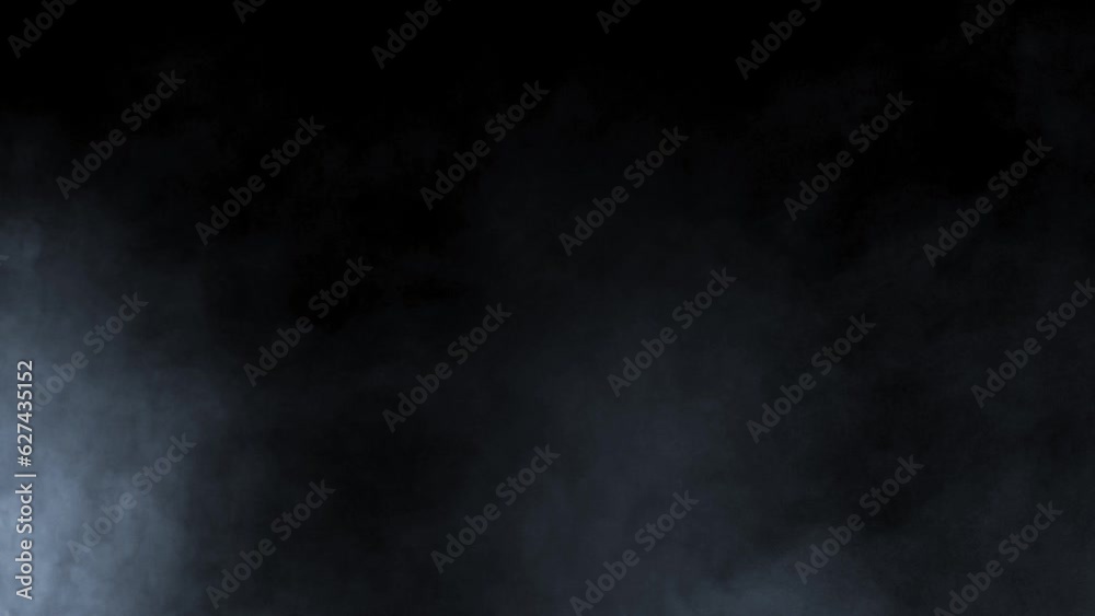 Smoke. Cloud of cold fog in blue light spot on black background. Abstract white smoke in slow motion. Light, white, fog, cloud, abstract, smoke, black, background, 4k, ice smoke cloud. Floating fog. Smoke. Cloud of cold fog in blue light spot on black background. Abstract white smoke in slow motion. Light, white, fog, cloud, abstract, smoke, black, background, 4k, ice smoke cloud. Floating fog.