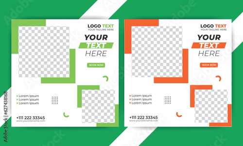 Real estate social media post design Instagram post template.