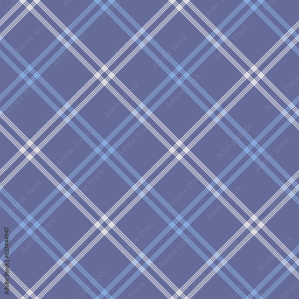 Blue, white, gray pixel background checkered Blue, white, gray pixel background checkered