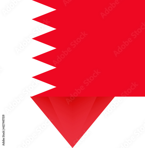 Bahrain national flag.