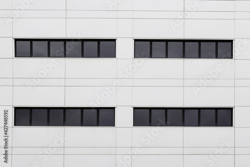 Abstract architecture. Modern office building with windows.