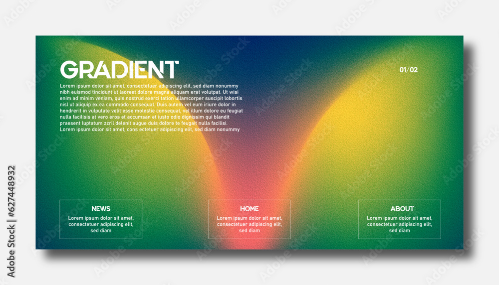 abstract gradient background and texturizer, grainy effect for design as banner, ads, and presentation concept