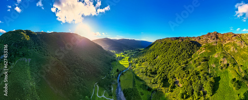 Stonethwaite Borrowdale Valley Mountains photo