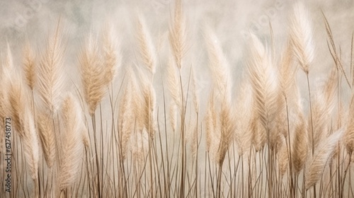 Illustration of tall grass in close-up view