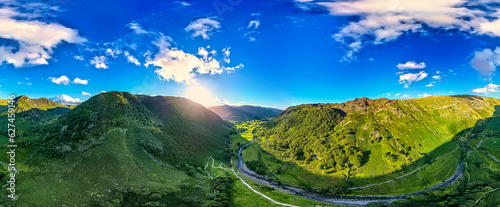 Stonethwaite Borrowdale Valley Mountains photo