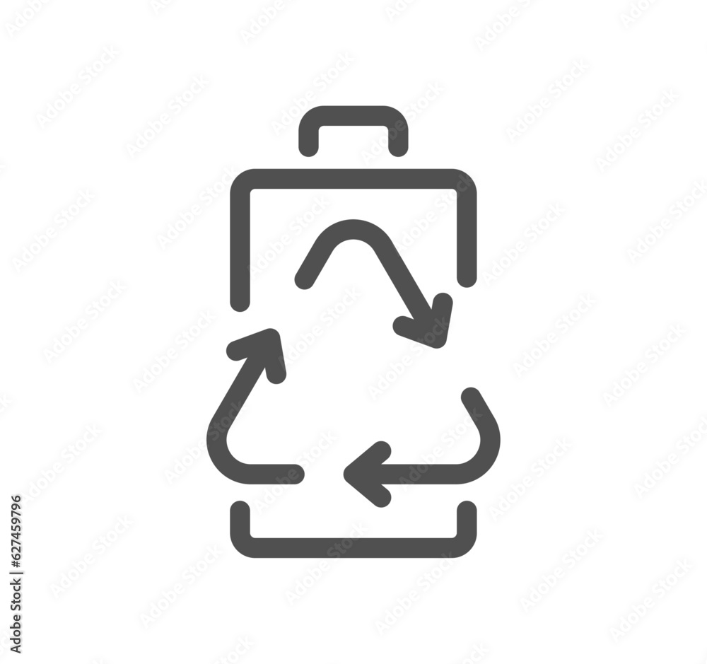 Battery related icon outline and linear vector. Battery related icon outline and linear vector.