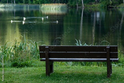 bench on the lake