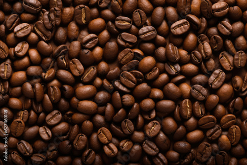 AI Generative, coffee beans background