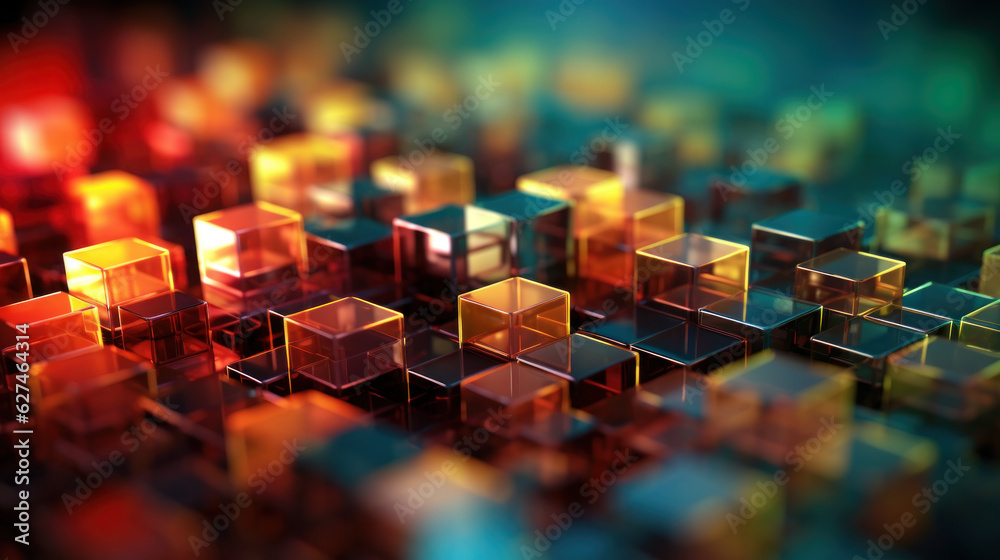 Obraz premium Digital Color Background for presentation