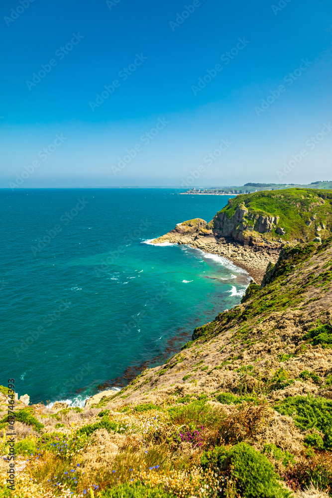 Unterwegs am Landschaftlichen Highlight Cap Fréhel in der Bretagne - Plévenon - Frankreich