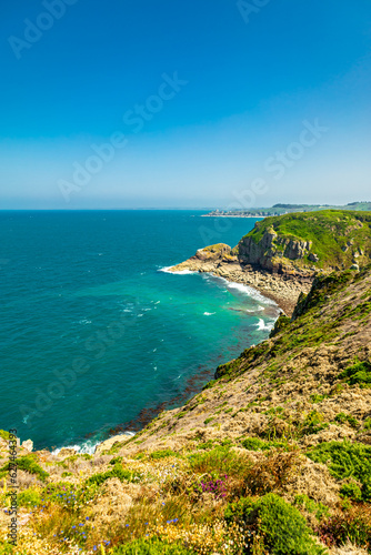 Unterwegs am Landschaftlichen Highlight Cap Fréhel in der Bretagne - Plévenon - Frankreich