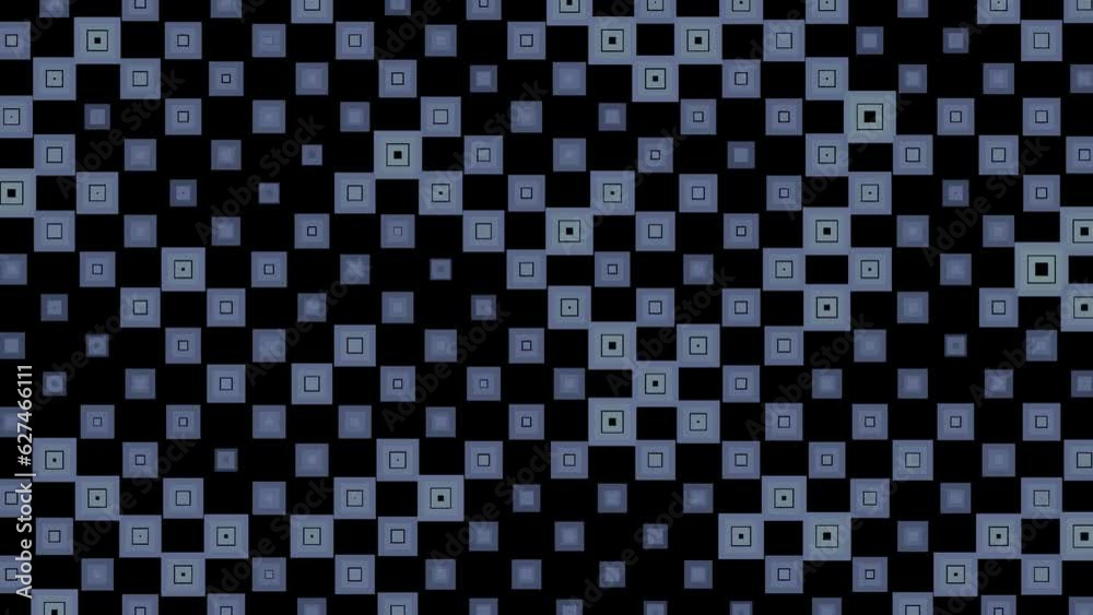 Blue Transparent Abstract Background. Moving Pattern.