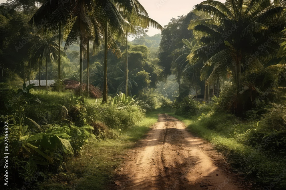 Obraz premium Tropical forest with 