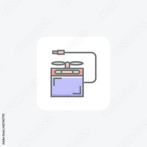 External Hard Disk, Storage, Backup Vector Awesome Icon