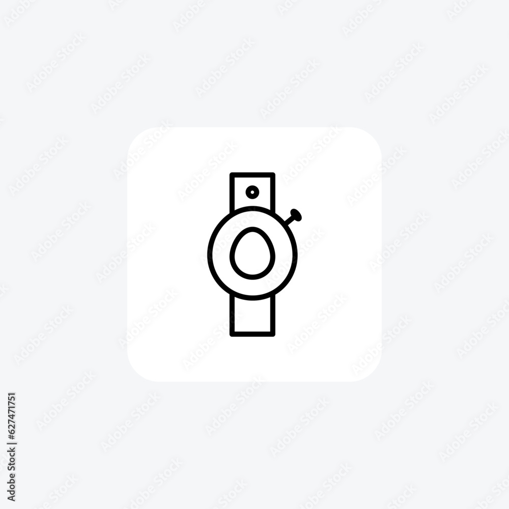 Stop Watch, Timer Vector Line Icon Stop Watch, Timer Vector Line Icon