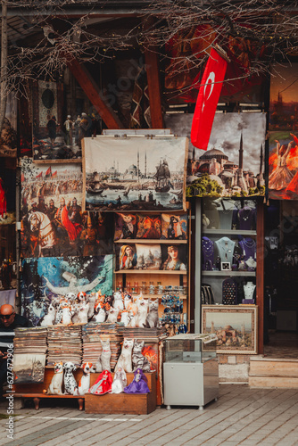 Canvas Print Istanbul Market