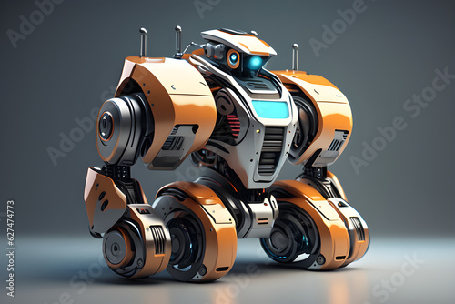 Vibrant Orange Robot: Unleashing the Power of Robotics