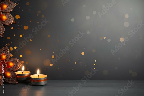 
Diwali Card Banners Copy Space Wishing ideas Diwali Celebration Diwali Images made with AI Generated
