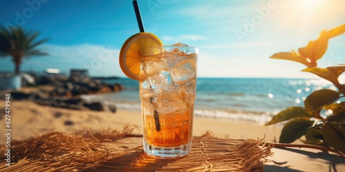 cocktail on the beach