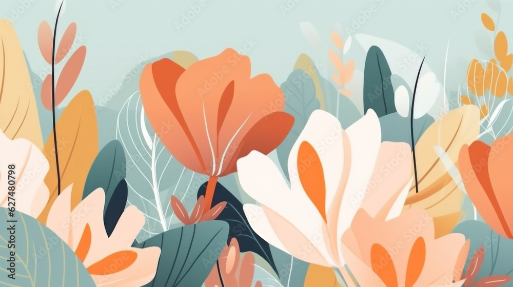 Watercolor. Botanical collection. Set of wild and garden abstract plants . Leaves, flowers, branches and other natural elements. Watercolor. Botanical collection. Set of wild and garden abstract plants . Leaves, flowers, branches and other natural elements.