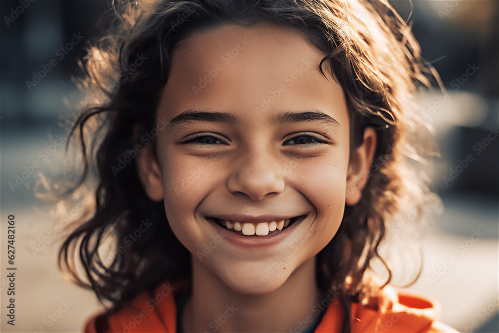 cheerful latin elementary girl smiling cheerful latin elementary girl smiling