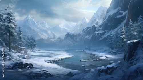 Stunning Winter Game Art © Damian Sobczyk