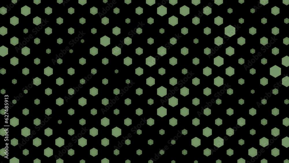 Green Transparent Abstract Background. Moving Pattern.