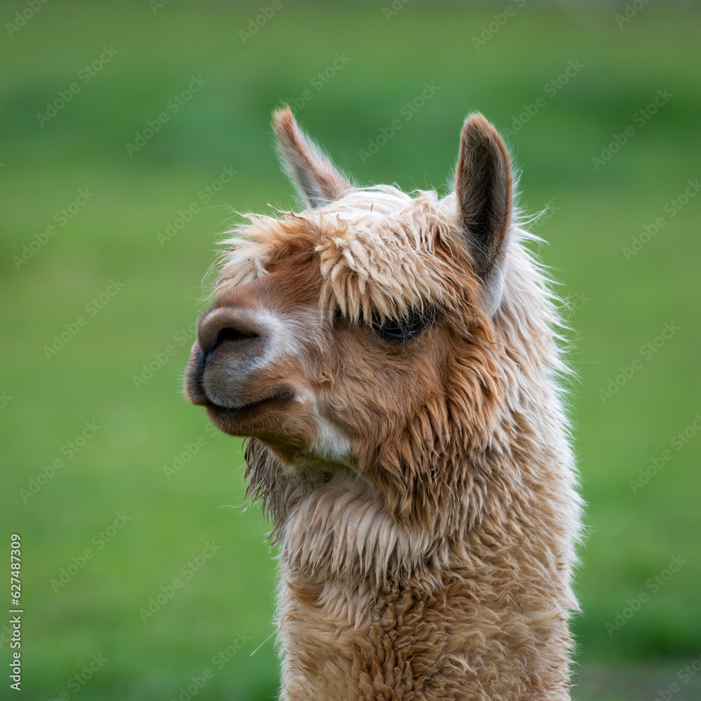 Obraz premium Close-up Portrait Alpaca