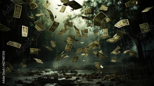 Rain of money. Generative AI