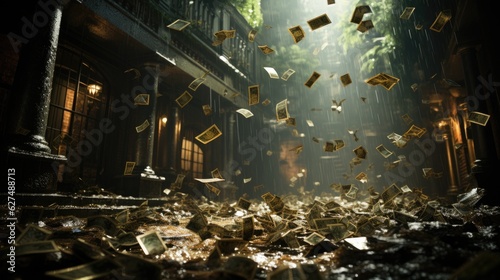 Rain of money. Generative AI