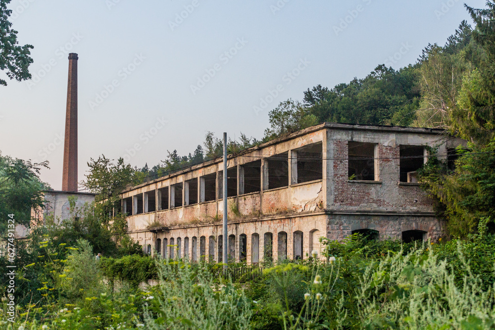 Abandoned factory in Gabrovo, Bulgaria