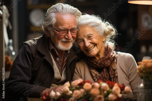Elderly People visualized on a professional Stockphoto