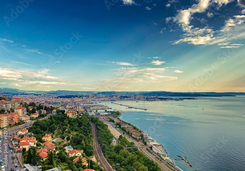 view of the city of the sea