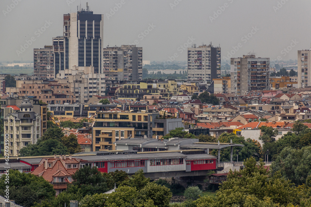 Obraz premium Skyline of Plovdiv, Bulgaria