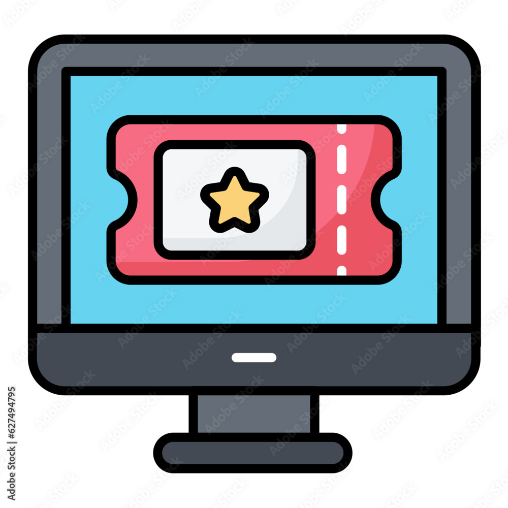 Successful Booking Line Color Icon Successful Booking Line Color Icon