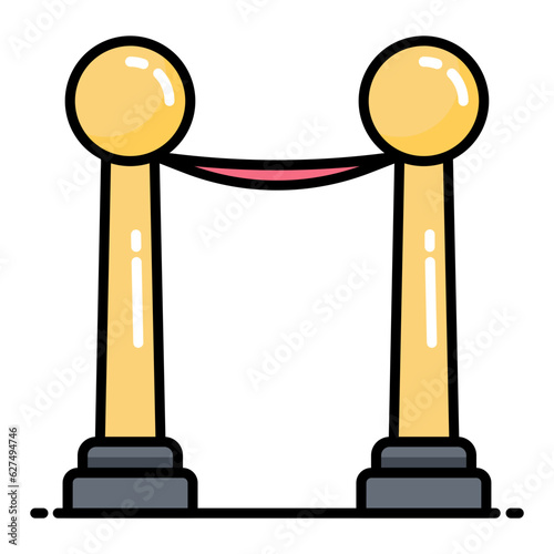 Grand Entrance Line Color Icon