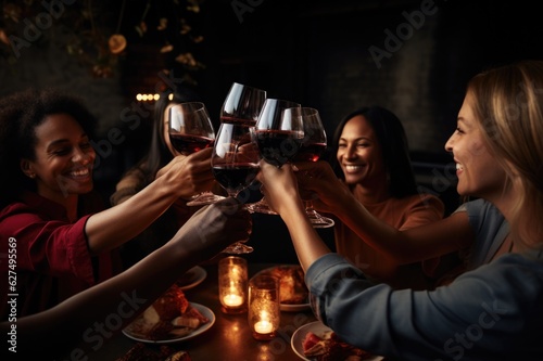 wine, glass, alcohol, drink, restaurant, celebration, red, glasses, table, champagne, toast, party, dinner, wineglass, hand, bar, food, beverage, white, bottle, couple, drinking, drinks, 